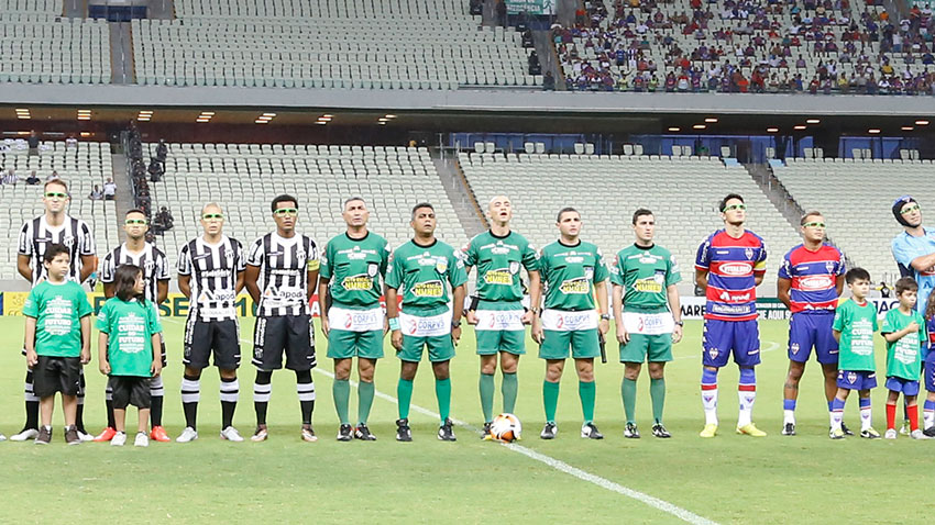 jogadores do Fortaleza e Cear