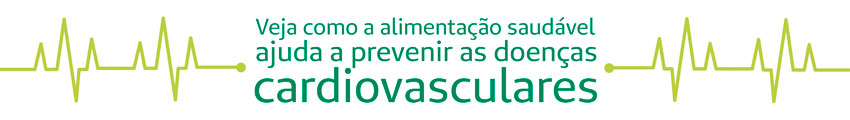 Imagem escrito "Veja como a alimentao sudvel ajuda a prevenir as doenas cardiovasculares"