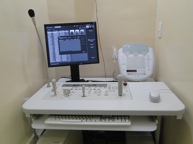 Foto do aparelho de raio x telecomandado