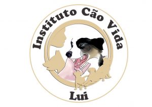 Imagem da logo Pet Amigo com um cachorro no centro e com texto em volta "Instituto Co Vida Lui"