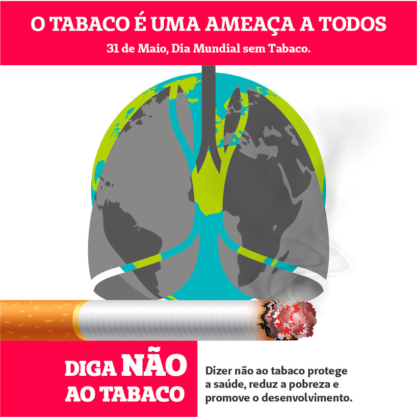 Banner do Dia Mundial sem Tabaco
