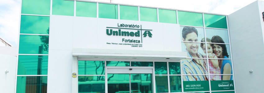 Fachada de um dos laboratrios da Unimed Fortaleza