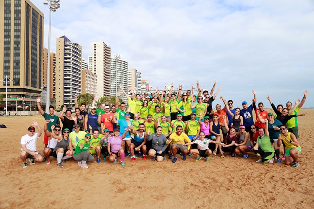 Participantes do Treino da Unimed Ativa realizado para a Corrida Virtual