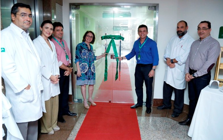 Diretoria do Hospital Regional Unimed na inauguração do 3º andar