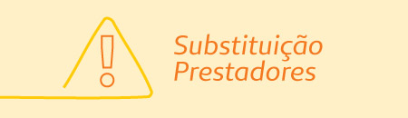 Substitui��o de prestadores