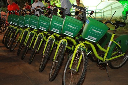 Mais seis estaes do Bicicletar entregues nesta quinta-feira