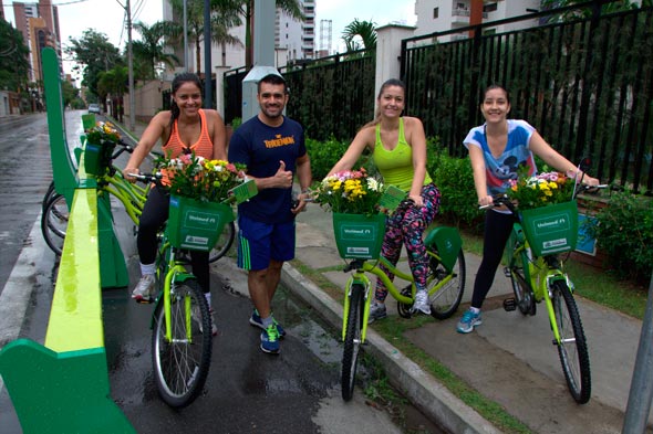 Unimed Fortaleza surpreende mulheres no bicicletar