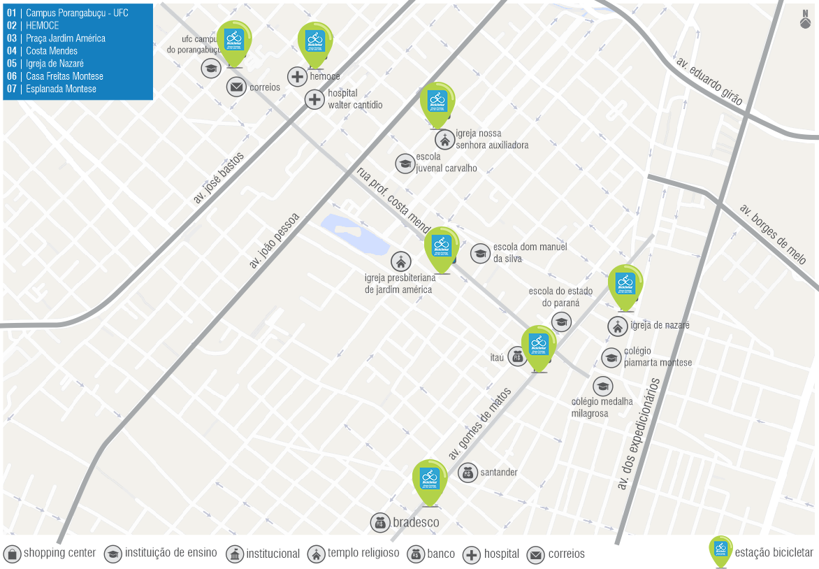 Sete novas estaes do Bicicletar sero entregues neste sbado (31)