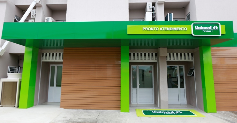 Fachada do novo Pronto Atendimento da Unimed Fortaleza em Maracana