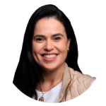 Foto da médica infectologista da Unimed Fortaleza, Dra. Lícia Borges