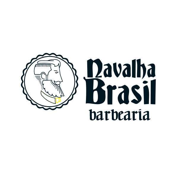 logo Barbearia Navalha Brasil