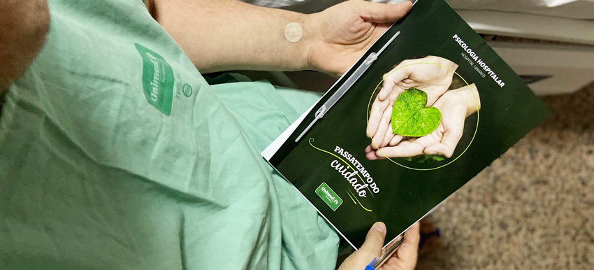 Projeto oferece atividades para idosos e pacientes internados com Covid-19