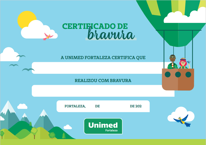 Certificado de Bravura