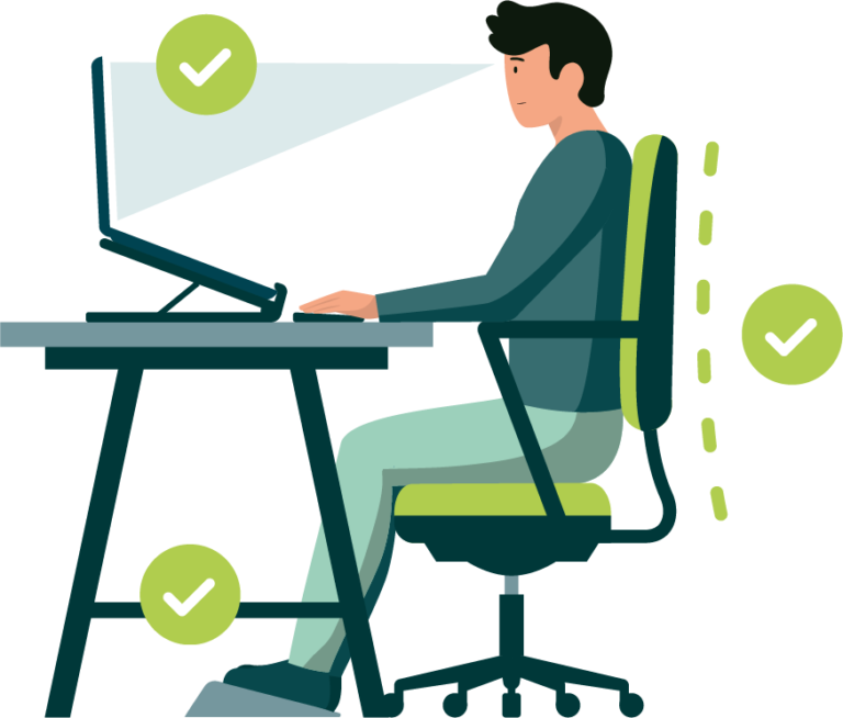 Como manter a postura correta e evitar 6 problemas de saúde