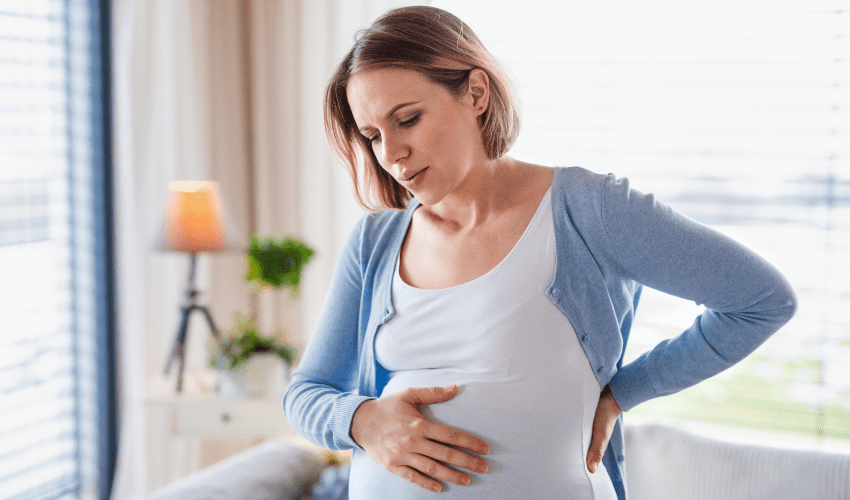 mulher com sintomas de anemia na gravidez