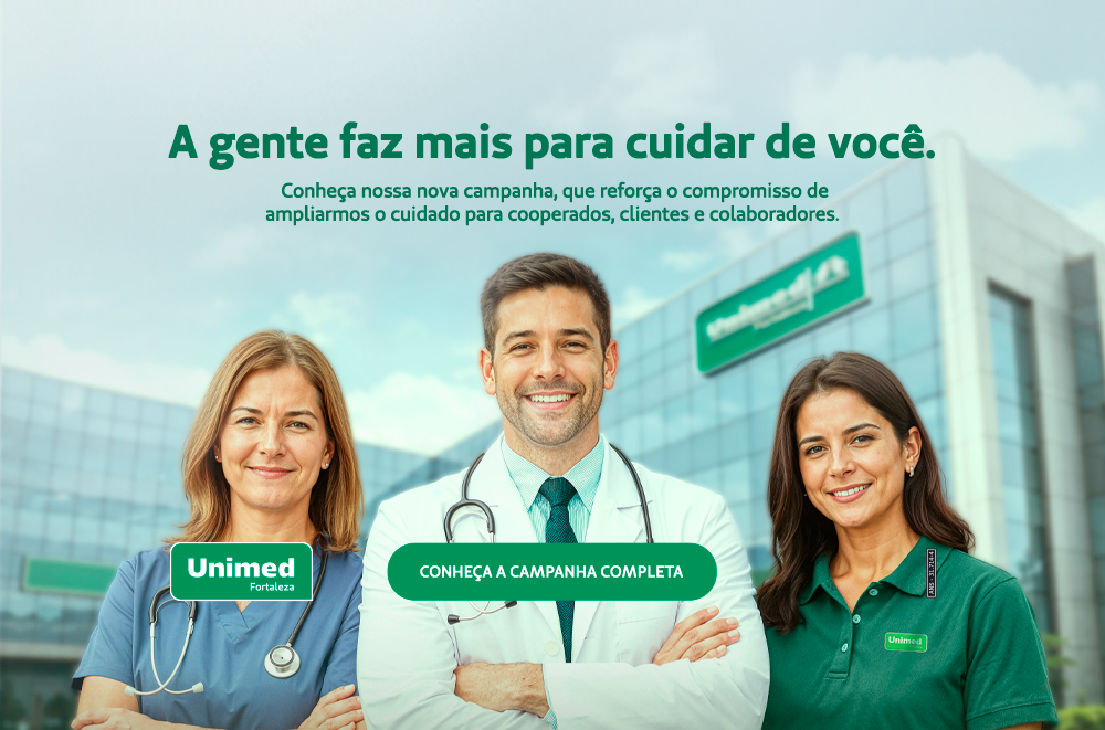 Banner Nova Camapanha Institucional Unimed Fortaleza