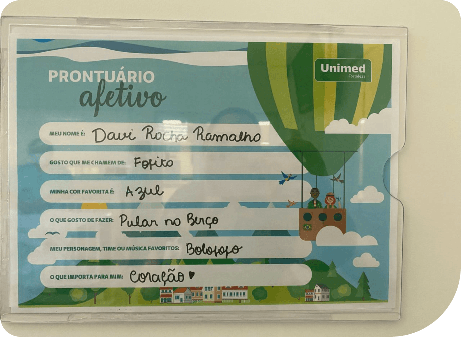 Foto do prontu�rio afetivo