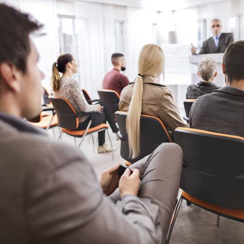 Alunos em uma sala de aula