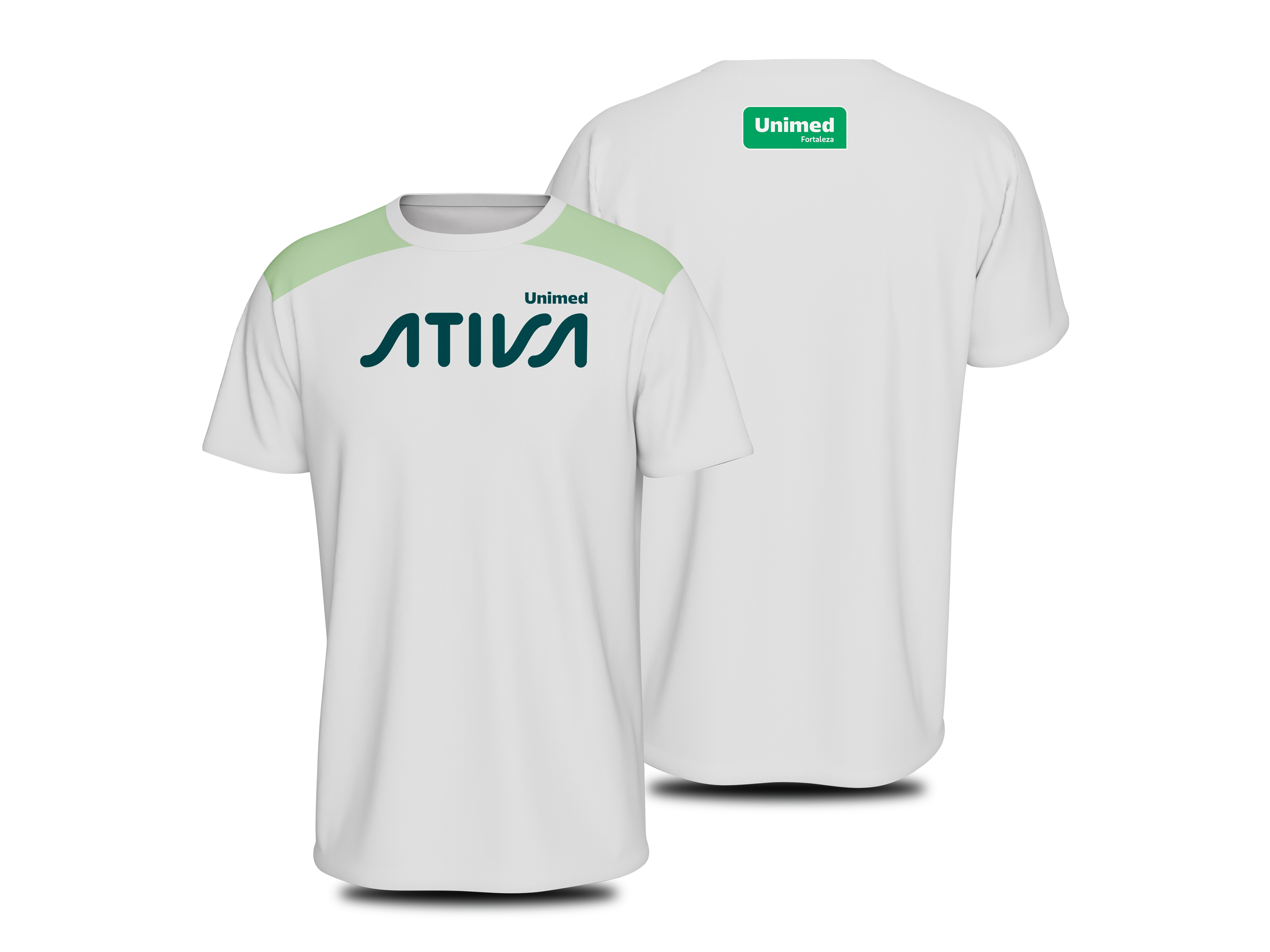 Camisa do kit Unimed Ativa que deverá ser usada nos treinos